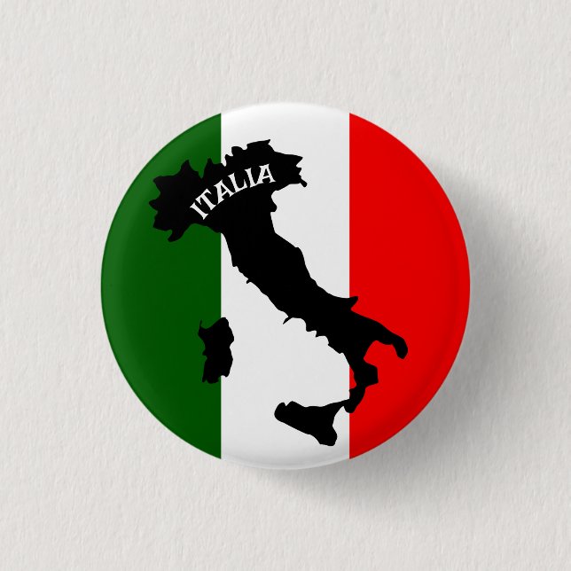 Italy Design  1 Inch Round Button (Front)