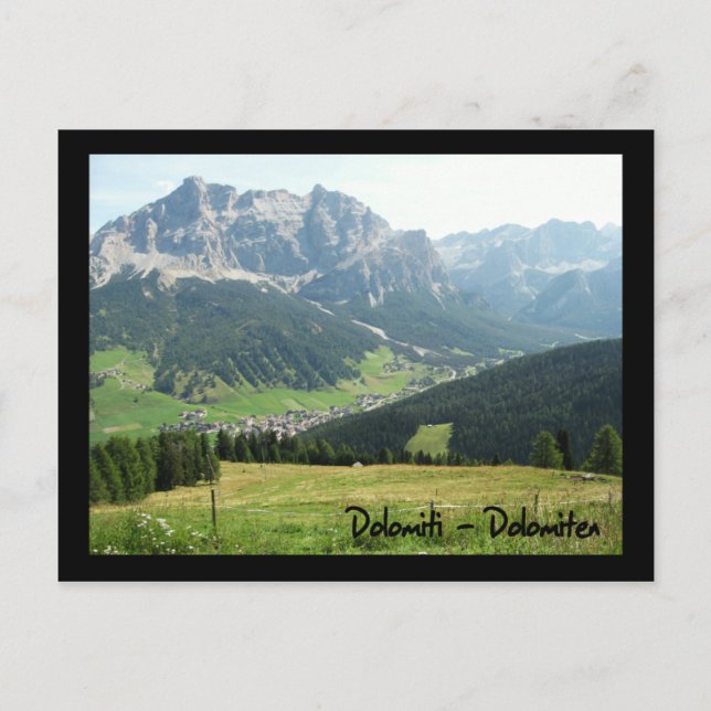Italy, Dolomites Postcard (Front)