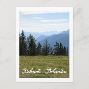 Italy, Dolomites Postcard