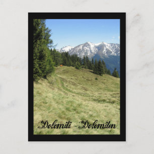Italy, Dolomites Postcard