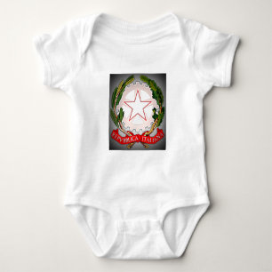 Italy Emblem Dark Edge Baby Bodysuit