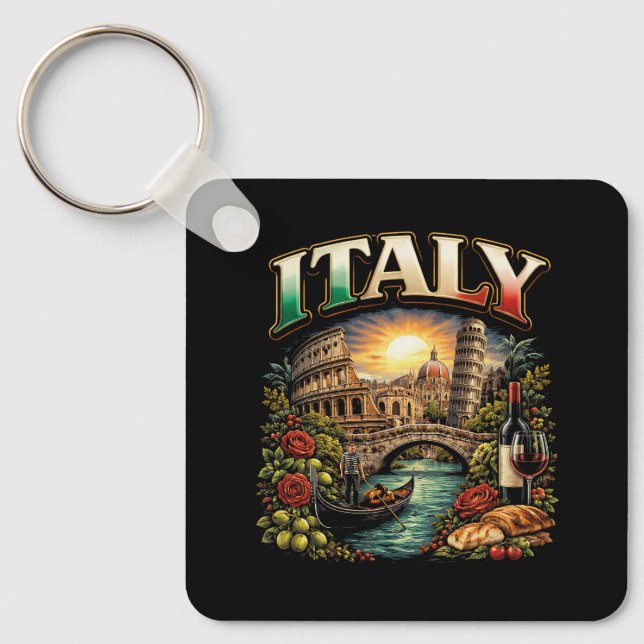 Italy Eternal Keychain (Front)