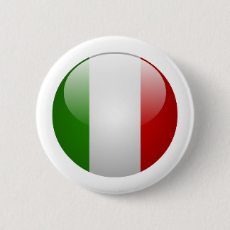 Italy Flag 2 Inch Round Button