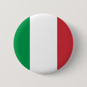 Italy Flag 2 Inch Round Button