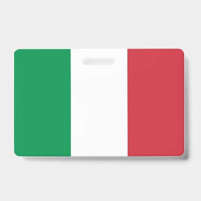 Italy Flag Badge (Front)