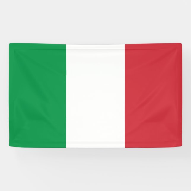 Italy flag banner (Horizontal)