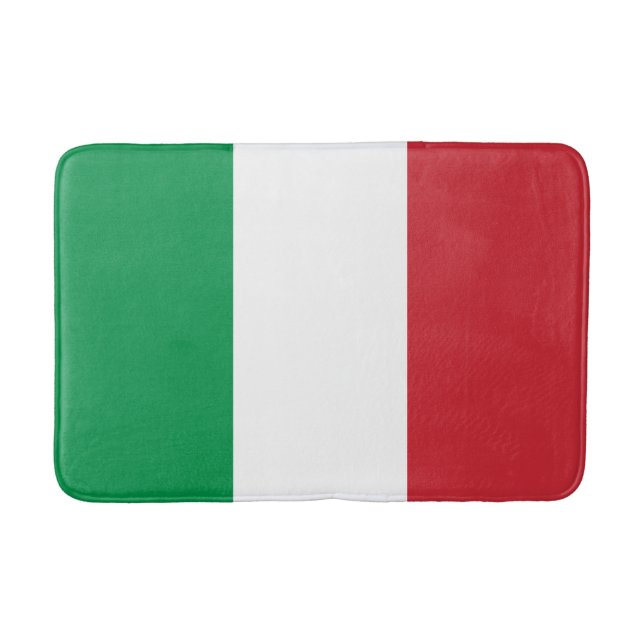 Italy Flag Bath Mat (Front)