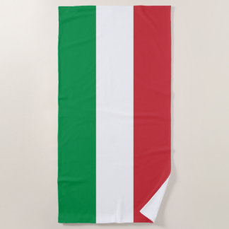 Italy Flag Beach Towel