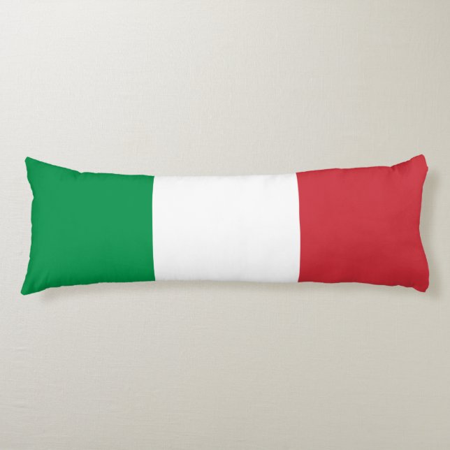 Italy Flag Body Pillow (Front)