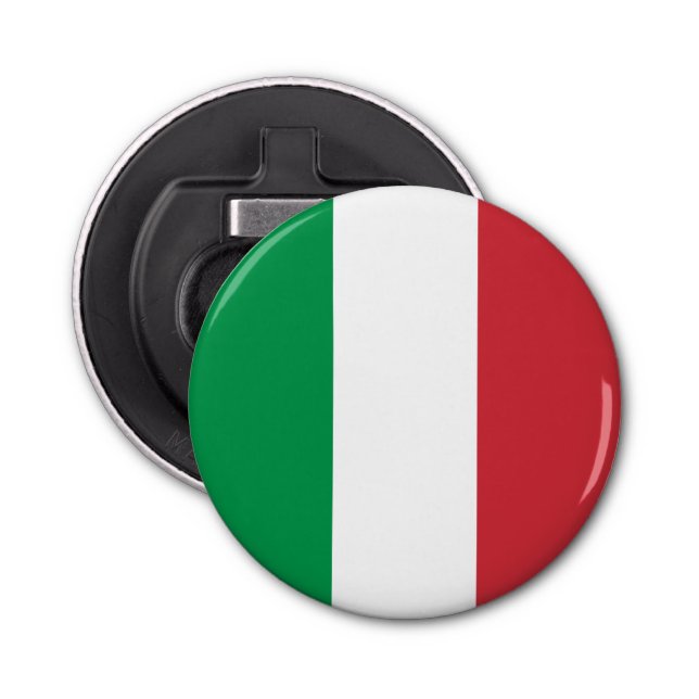 Italy Flag Bottle Opener (Front)