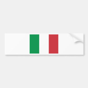 Italy Flag Bumper Sticker
