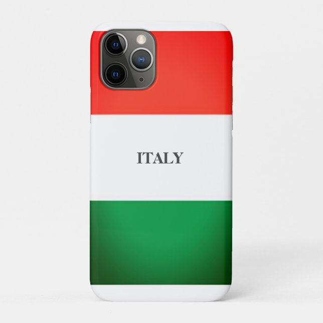 ITALY FLAG COLOURS Case-Mate iPhone CASE (Back)