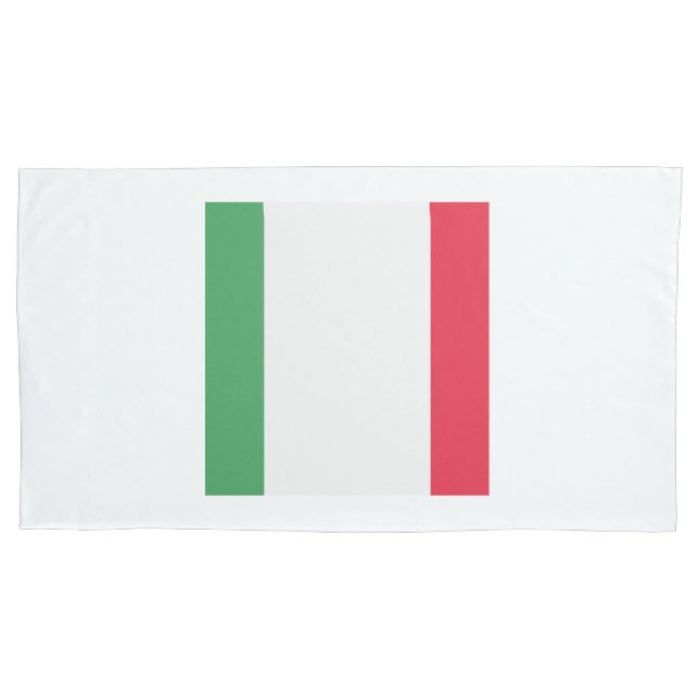 Italy Flag Emblem Pillowcase (Front-Left)