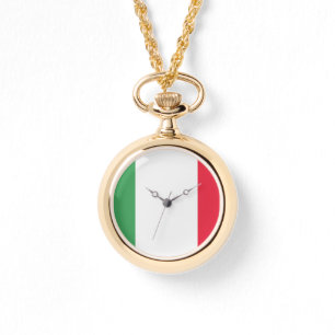 Italy Flag Emblem Watch