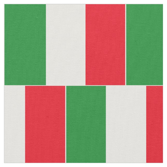 Italy Flag Fabric (Close Up)