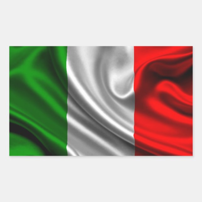 Italy Flag Fabric Sticker (Front)