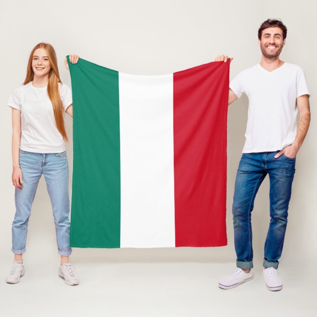 Italy flag Italia Italian Il Tricolore Fleece Blanket (In Situ)