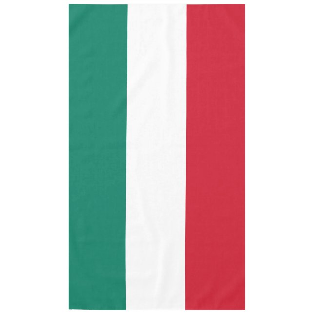 Italy flag Italia Italian Il Tricolore Tablecloth (Front)