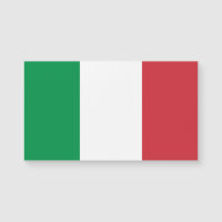 Italy Flag Italian Patriotic Magnetic Card