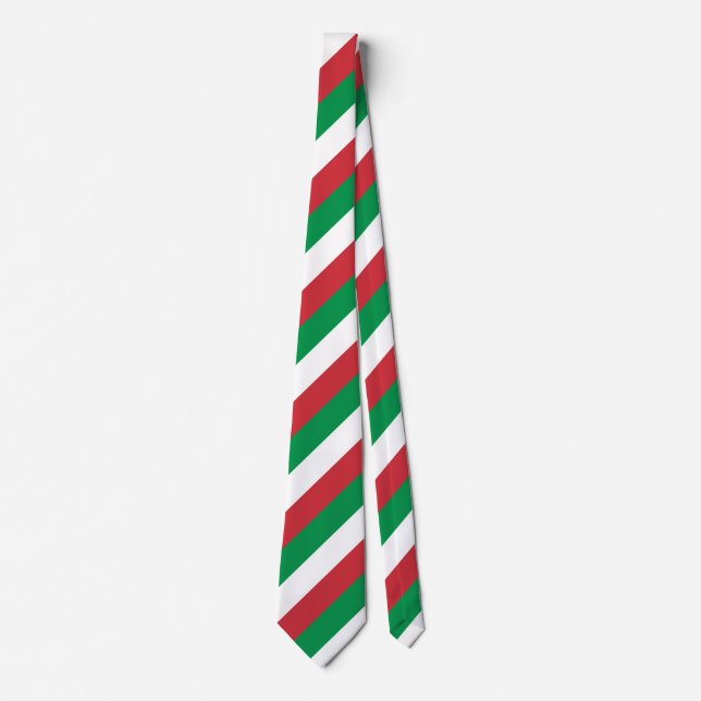 Italy Flag Italian Patriotic Tie (Front)