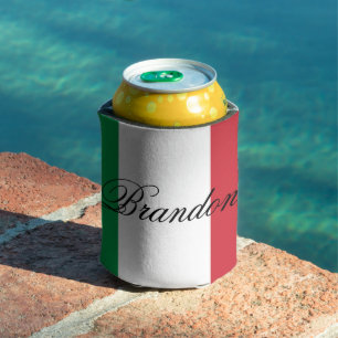 Italy Flag Italian Pride Europe Country Can Cooler