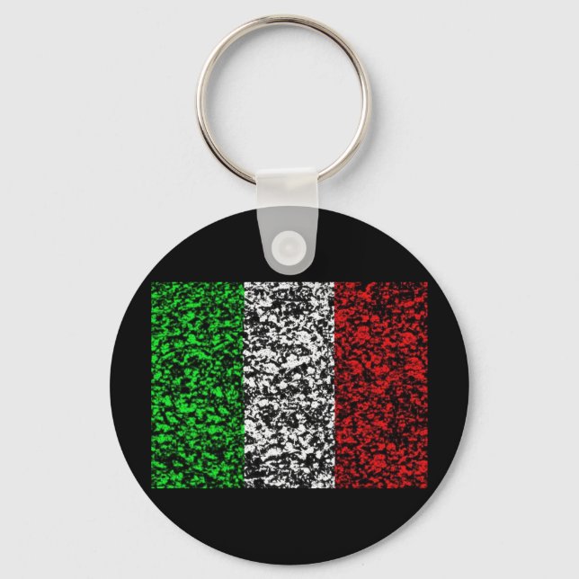 Italy - Flag Keychain (Front)