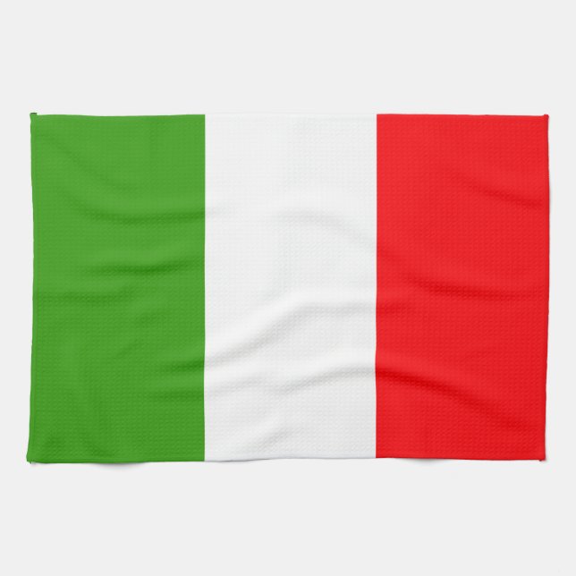 Italy Flag Kitchen Towel (Horizontal)