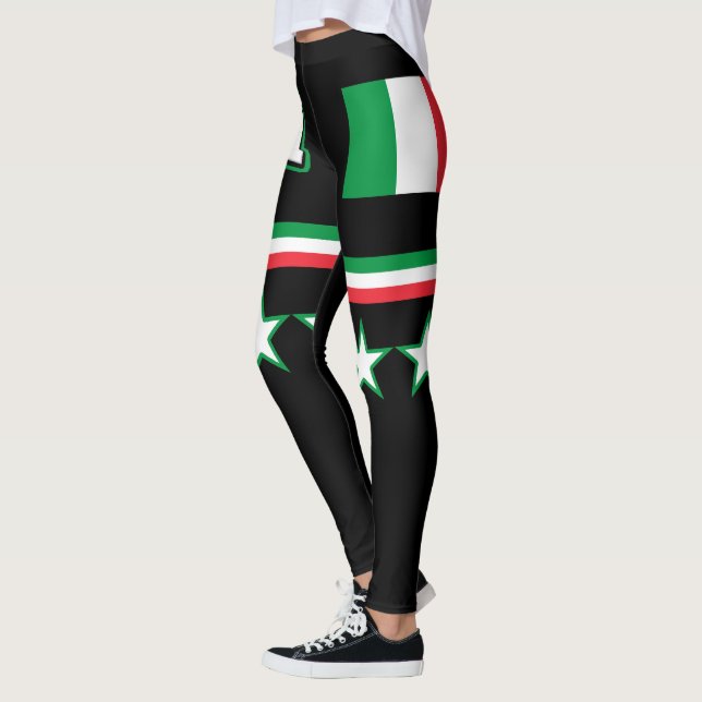 Italy Flag Leggings (Left)