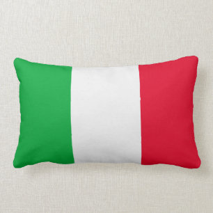 Italy Flag Lumbar Pillow
