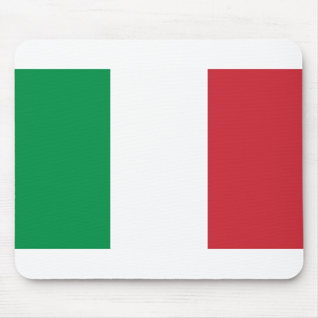Italy Flag Mouse Pad (Front)