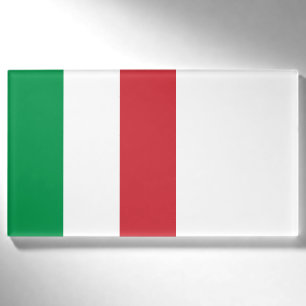 Italy Flag Name Tag