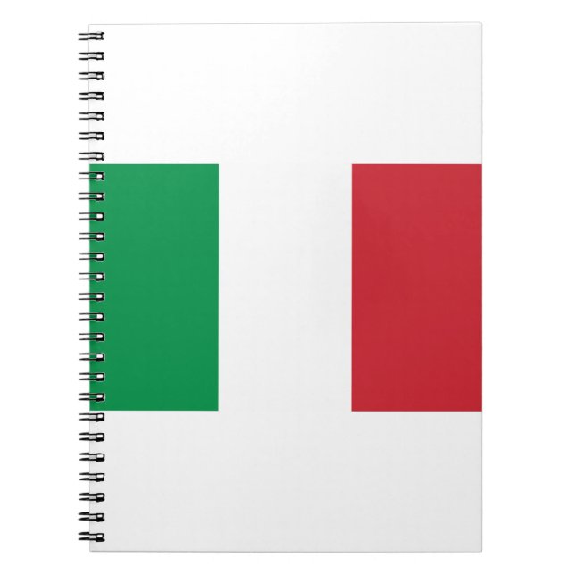 Italy Flag Notebook (Front)