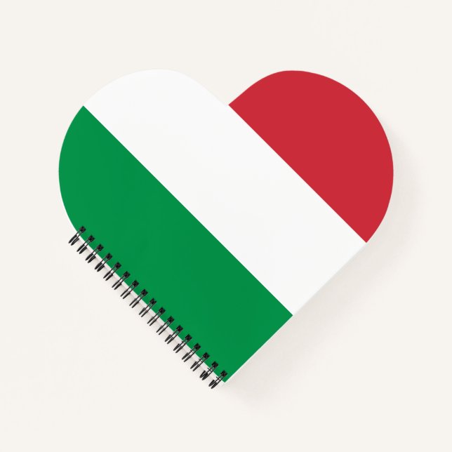 Italy Flag Notebook (Front)