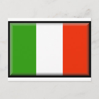 Italy Flag Postcard