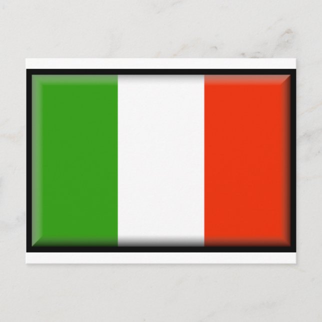 Italy Flag Postcard (Front)