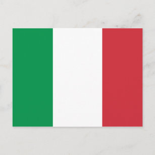 Italy Flag Postcard