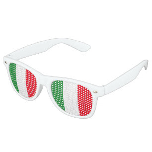 Italy Flag Retro Sunglasses