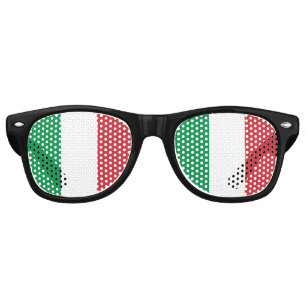 Italy Flag Retro Sunglasses