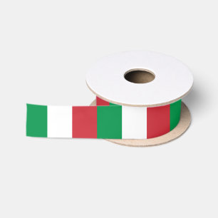 Italy Flag Satin Ribbon