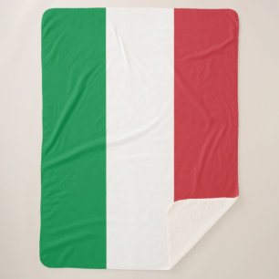 Italy Flag Sherpa Blanket