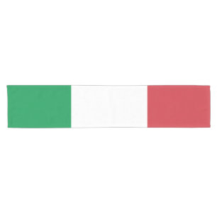 Italy flag short table runner