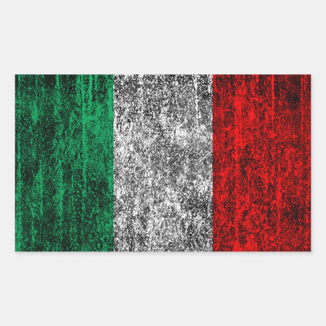 italy flag sticker (Front)