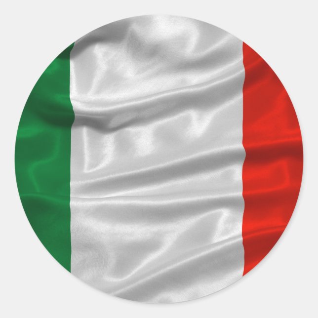 Italy Flag Sticker (Front)