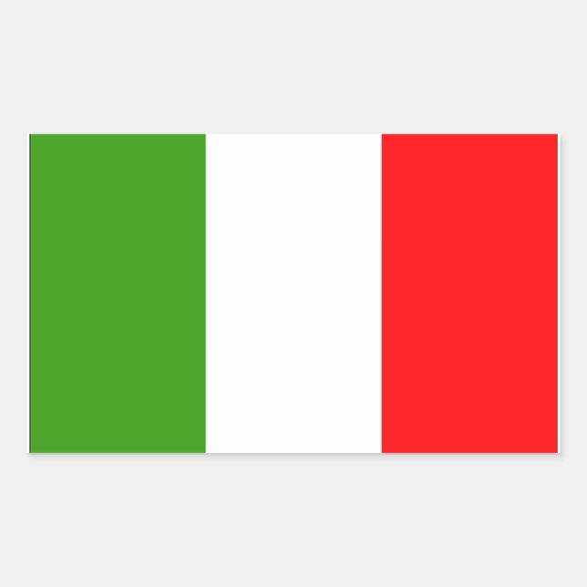 Italy Flag Sticker (Front)