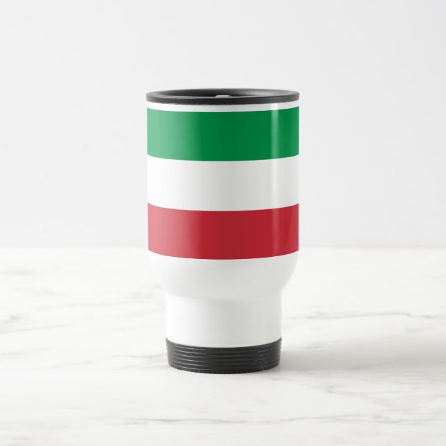 Italy Flag Travel Mug (Center)