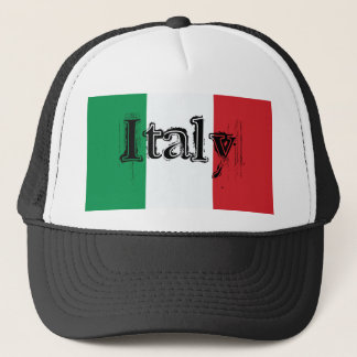 Italy flag trucker hat