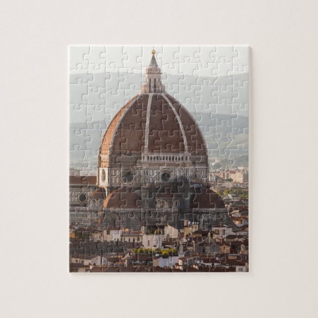Italy, Florence, Dome of Duomo cathedral Jigsaw Puzzle (Vertical)