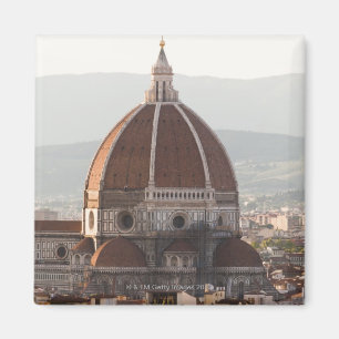 Italy, Florence, Dome of Duomo cathedral Magnet