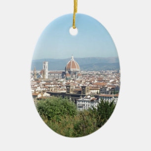 Italy Florence Duomo Michelangelo Square (New) Ceramic Ornament