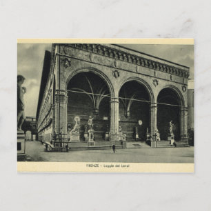 Italy, Florence, Firenze, 1908, Loggia dei Lanzi Postcard